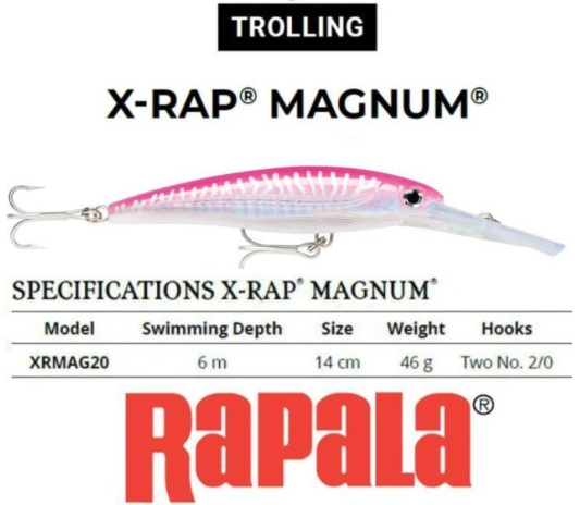 RAPALA X RAP MAGNUM20