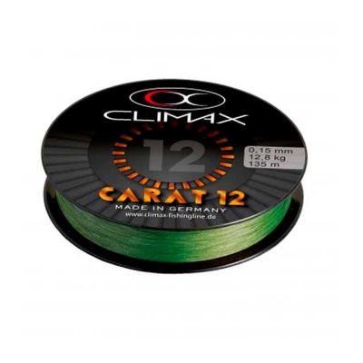 Climax Carat 12X Braid 14.9kg 0.17mm 275m - Moss Green